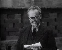 Trotsky talks. News Clip