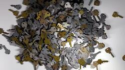 Keys Falling Stock Footage