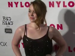 Jennifer Stone at NYLON 13th Anniversary Issue Celebration on 4/10/12 in West Hollywood, CA.  Stock Footage