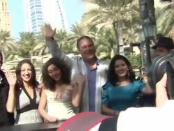 Mohammad Ramadan, Maryhan, Sherif Madour, Sanaa Muzian, Hisham Issawi Stock Footage