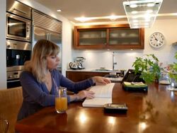 Reading book Stock Footage