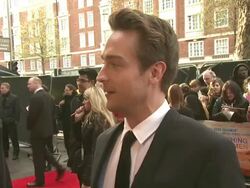 Tom Mison at Salmon Fishing In The Yemen European Premiere at ODEON Kensington on April 10, 2012 in London, England. Stock Footage