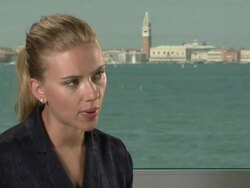 INTERVIEW - Scarlett Johansson on refusing to do what director Jonathan Glazer asked her to do during filming at 'Under the Skin' Interviews on September 04, 2013 in Venice, Italy. (Footage by WireImage Video/Getty Images) Stock Footage