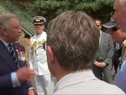 Charles & Camilla Meet Troops News Clip