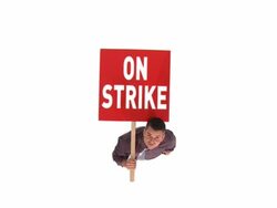 HD: Businessman On A Strike Stock Footage