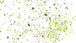Green Confetti Explosion Stock Footage