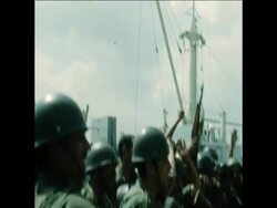 SYND 02/05/74 TROOPS RETURN FROM EGYPT AFTER FIGHTING IN OCTOBER WAR News Clip