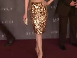 Evan Rachel Wood at LACMA Hosts 2012 Art + Film Gala Honoring Ed Ruscha And Stanley Kubrick Presented By Gucci Stock Footage