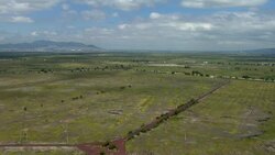 View of the salt marshes in the Valley of Mexico. Stock Footage