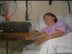 An Australian grandmother on Sunday told of her battle with a shark in waters off Queensland''s Whitsunday Islands. News Clip