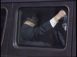 BOSNIA: GERMAN FOREIGN MINISTER CRITICISES SERB LEADER KRAJISNIK News Clip