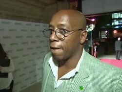 INTERVIEW - Ian Wright on why he loves Michael Caine at A Night Out Withâ€¦ Sir Michael Caine Stock Footage