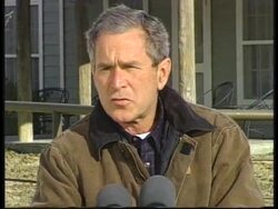 President Bush on Bin Laden, Kashmir News Clip