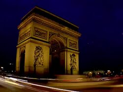 PARIS, ARC DE TRIOMPH 01A PAL Stock Footage