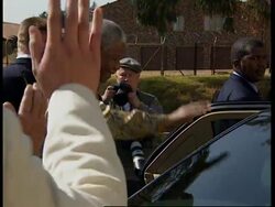 SOUTH AFRICA: MANDELA VISITS HOME OF MURDERED CHINESE BABY News Clip