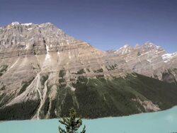 Peyto Lake, Banff National Park, Canada Stock Footage