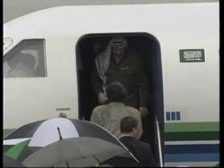 USA: PALESTINIAN LEADER YASSER ARAFAT VISIT News Clip