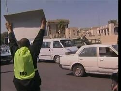 Protests over deaths of journalists, Fallujah street scenes News Clip