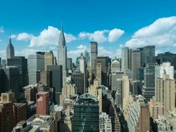 New York skyline time lapse. Stock Footage