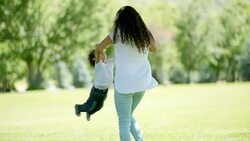 Mother and Son Stock Footage