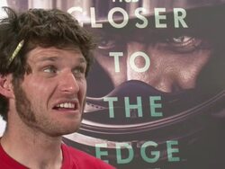 INTERVIEW Guy Martin on whether he'd see himself as a maverick and modern day gladiator at the TT3D: Closer to the Edge Interviews at London England. (Footage by WireImage Video/GettyImages) Stock Footage