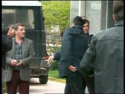 Angry Bosnian Croats stone international officials Instructional Video