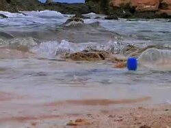 plastic water bottle Stock Footage