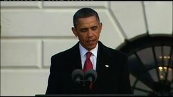 WRAP Chinese President Hu meets President Obama News Clip