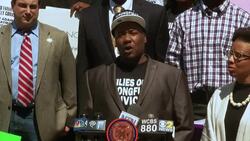 Men who say they were wrongfully convicted in New York are demanding swifter reviews of their cases. The men, who have all spent years in prison, made the demand Wednesday at a rally on the steps of City Hall. (April 9) News Clip