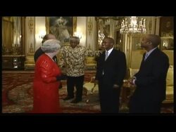 The Queen & Prince Philip with Nelson Mandela News Clip