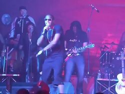 PERFORMANCE: B.o.B at the 'Halo:Reach' Midnight Madness Launch Event with Kid Cudi at New York NY. (Footage by WireImage Video/GettyImages) Stock Footage