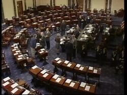 USA: SENATE WANTS SADDAM HUSSEIN PROSECUTED FOR WAR CRIMES News Clip