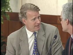 Assistant Secretary of State Walter "tarzan" Kansteiner Stock Footage