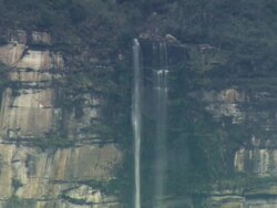 "Mid of Gocta Falls [Catarata del Gocta], Peru [PerÃƒÂº]" Stock Footage