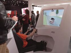 2014 Kia driving game montage Stock Footage