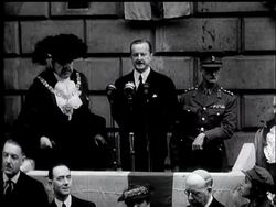 MR DUFF COOPER'S WAR PROPHECY - News Clip