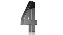 3d Chrome Number Collection - 4 Stock Footage