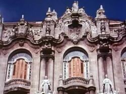 Havana Opera House Stock Footage