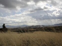 Border Patrol Operates on Arizona-Mexico Border and Liaises With Local Ranchers Stock Footage