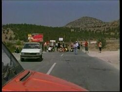 Second day of anti-NATO blockade on Kosovo border News Clip