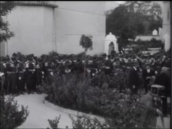 KING OF ALBANIA HOST TO OFFICER ON HIS BIRTHDAY News Clip