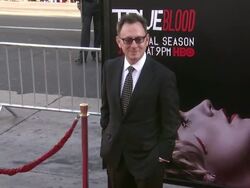 Michael Emerson at "True Blood" Seventh and Final Season Premiere Stock Footage