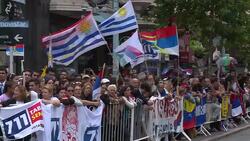 CLEAN : Uruguays Pepe bids people farewell News Clip