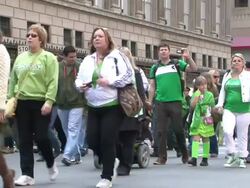 St. Patrick's Day Parade Stock Footage