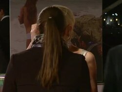 2010 Pirelli Calendar Launch Red Carpet Stock Footage