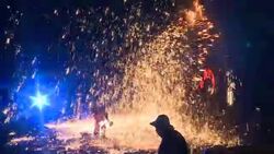 VOICED : China ends Lunar New Year News Clip