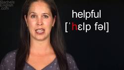 How to Pronounce HELPFUL -- American English -- Word of the Week Instructional Video