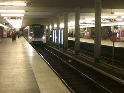 Subway station Stock Footage