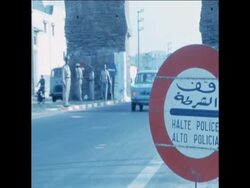 SYND 14-7-71 POLICE SEARCH FOR REBELS News Clip