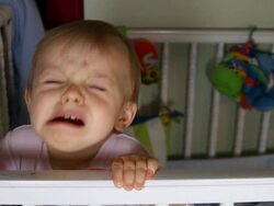 Crying baby Stock Footage